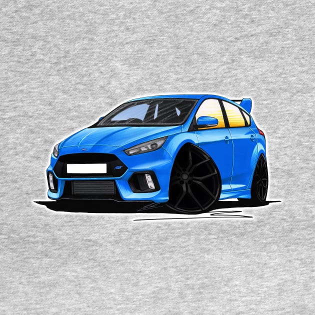 Ford Focus (Mk3) RS Blue by y30man5